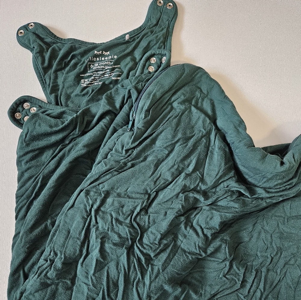 Little Sleepies Forest Green Sleeveless Top